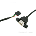 Cavo filo da femmina USB-2.0 a 5pin JST DuPont